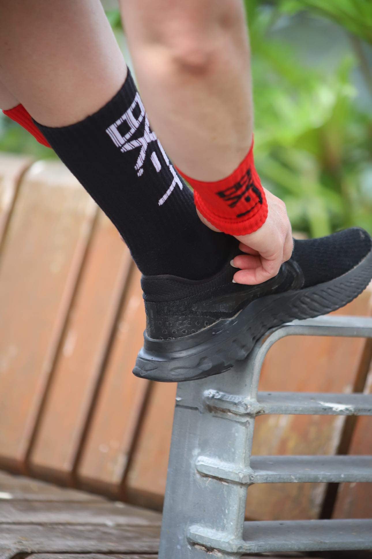 BXFT RED ATHLETIC SWEATBANDS