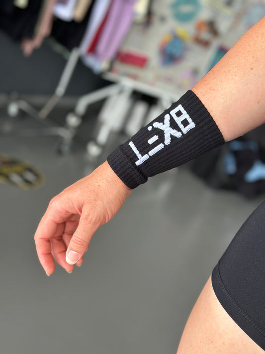 BXFT BLACK ATHLETIC SWEATBANDS