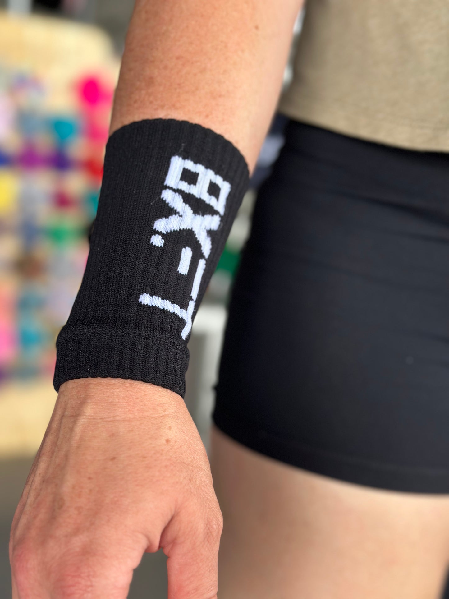 BXFT BLACK ATHLETIC SWEATBANDS