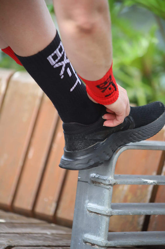 BXFT RED ATHLETIC SWEATBANDS
